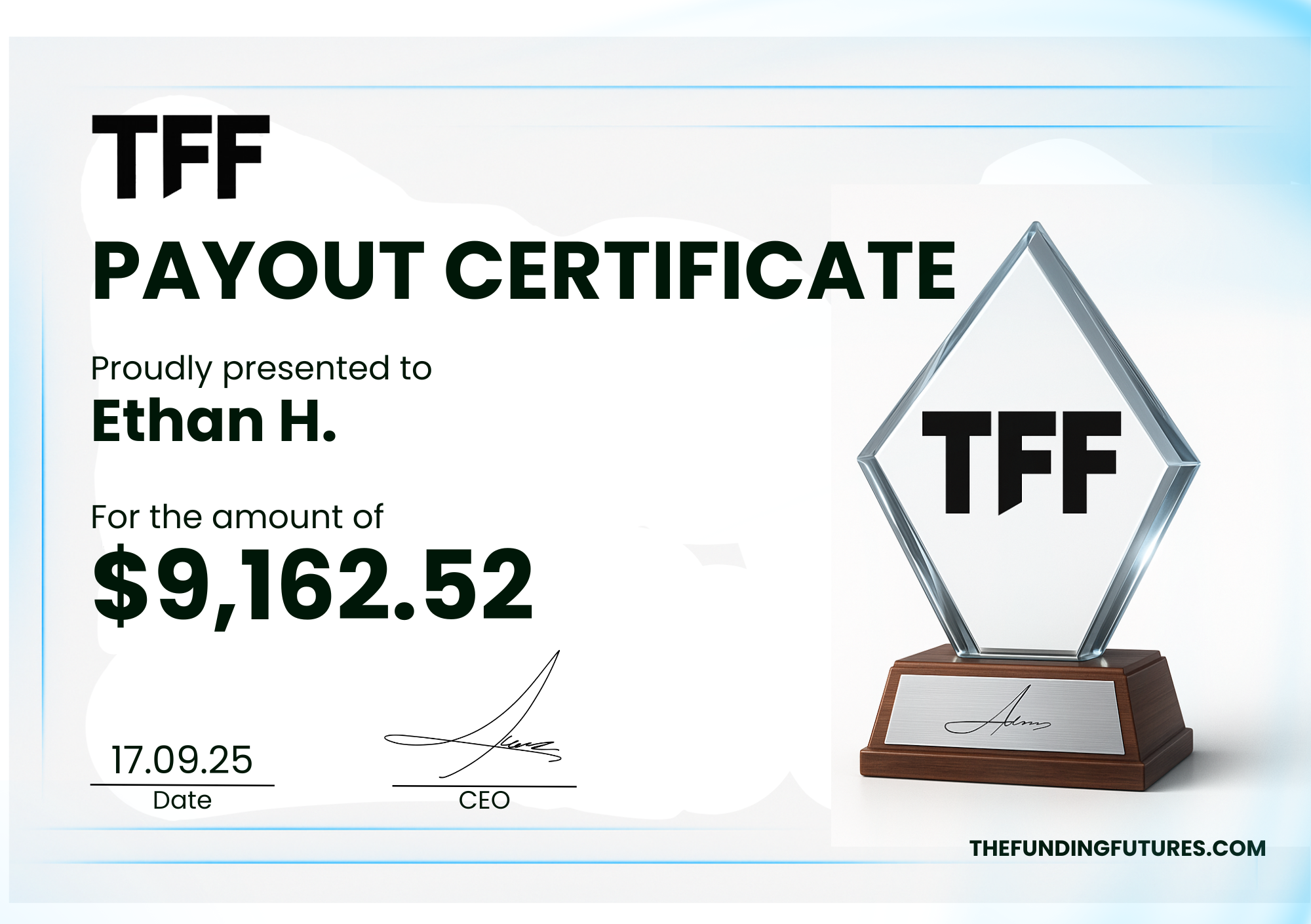 PAYOUT CERTIFICATE (2)