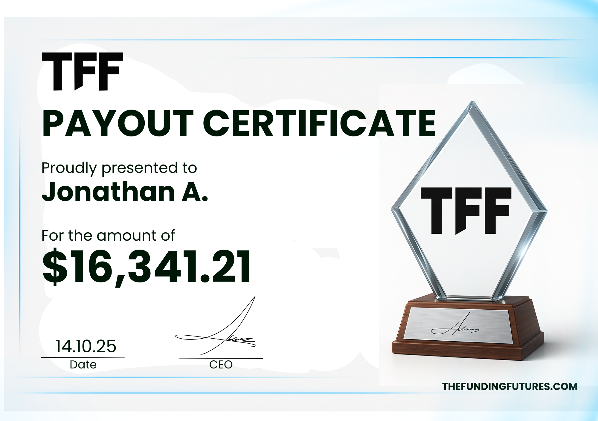 PAYOUT CERTIFICATE (4)